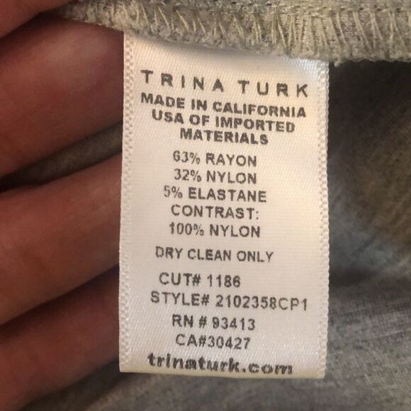 Trina Turk Neon Trim VNeck Athleisure Dress. Run 🏃‍♀️ to your Cocktail 🍹 Party - Picture 11 of 16